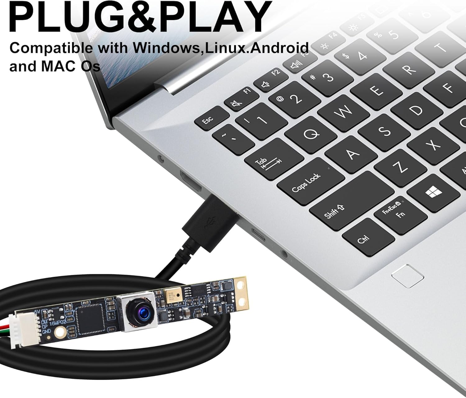 Usb Camera Socket Mua USB Camera 16MP Autofocus USB Webcam Module with Microphone 100 ...