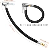 Yoicn Lth 30cm Tyre Pump Hose with Valve Adaptors Universal Schrader view 2