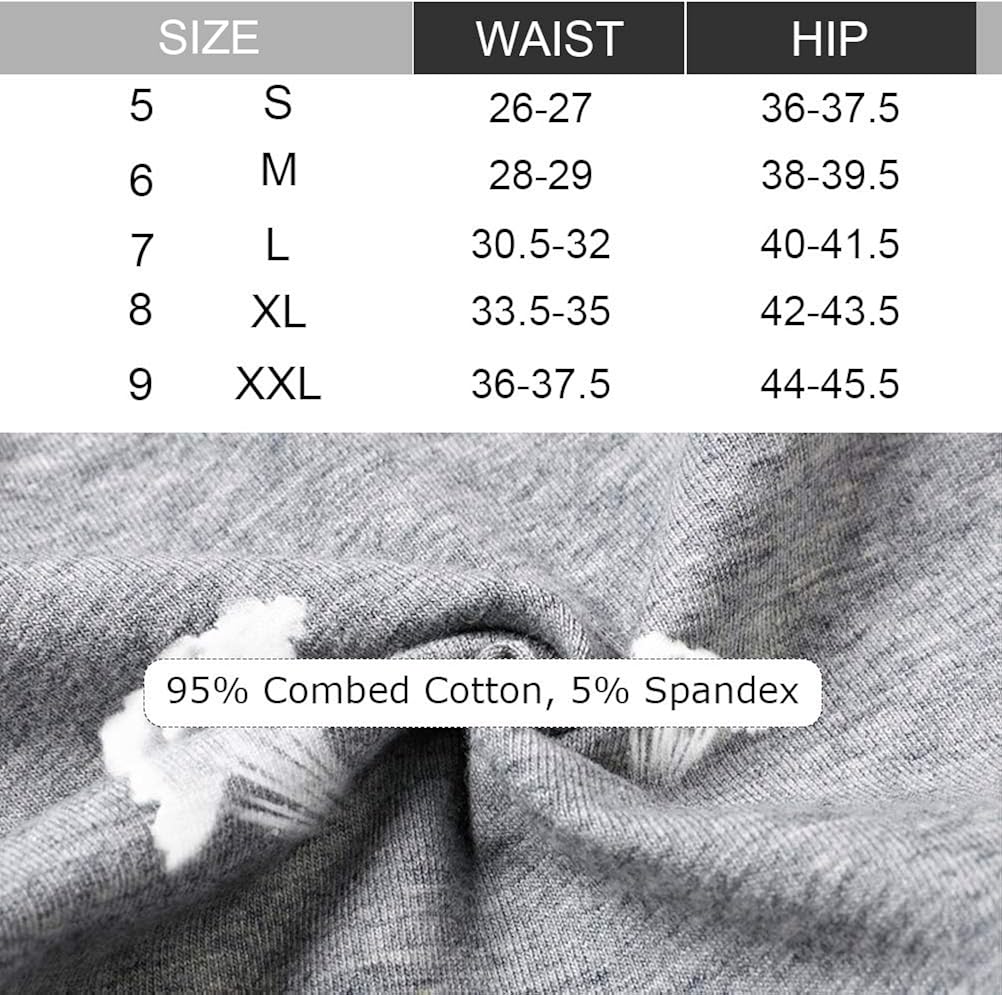 Womens Underwear,Cotton Mid Waist No Muffin Top Full Coverage Brief Ladies Panties Lingerie Undergarments for Women Multipack: Clothing
