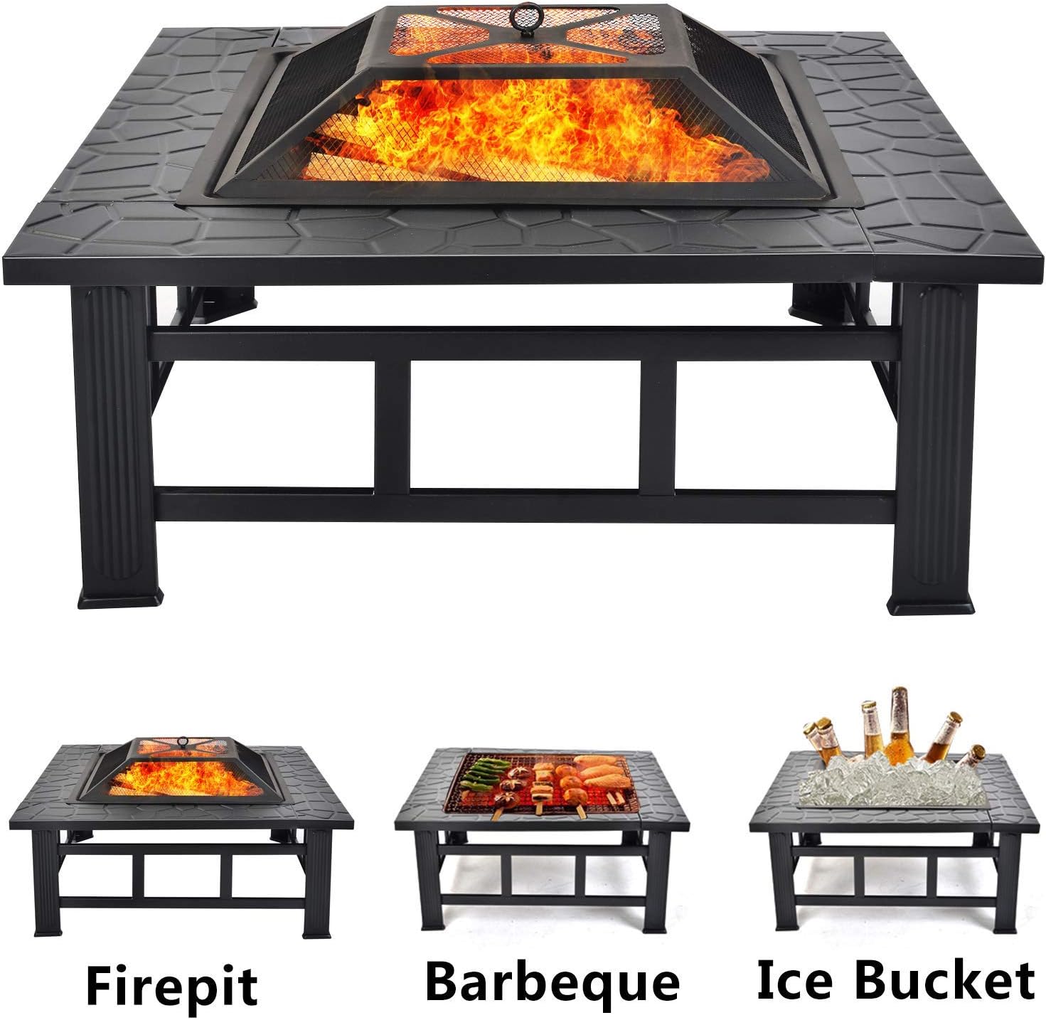 Gemorisy Leisure Zone Outdoor Large Fire Pit For Garden And Patio