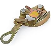 Sanbege 2T Wire Grip, Cable Gripper Puller, Steel Rope Jaw Pulling Tool for Zip Line, Barbwire, Dock Cable, Rope (5/32 Inch to 7/8 Inch)