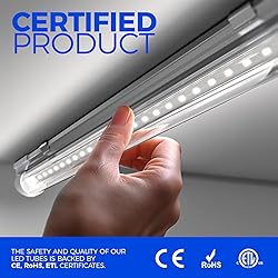 Barrina LED Shop Lights, 40W 5500LM 5000K, 4FT