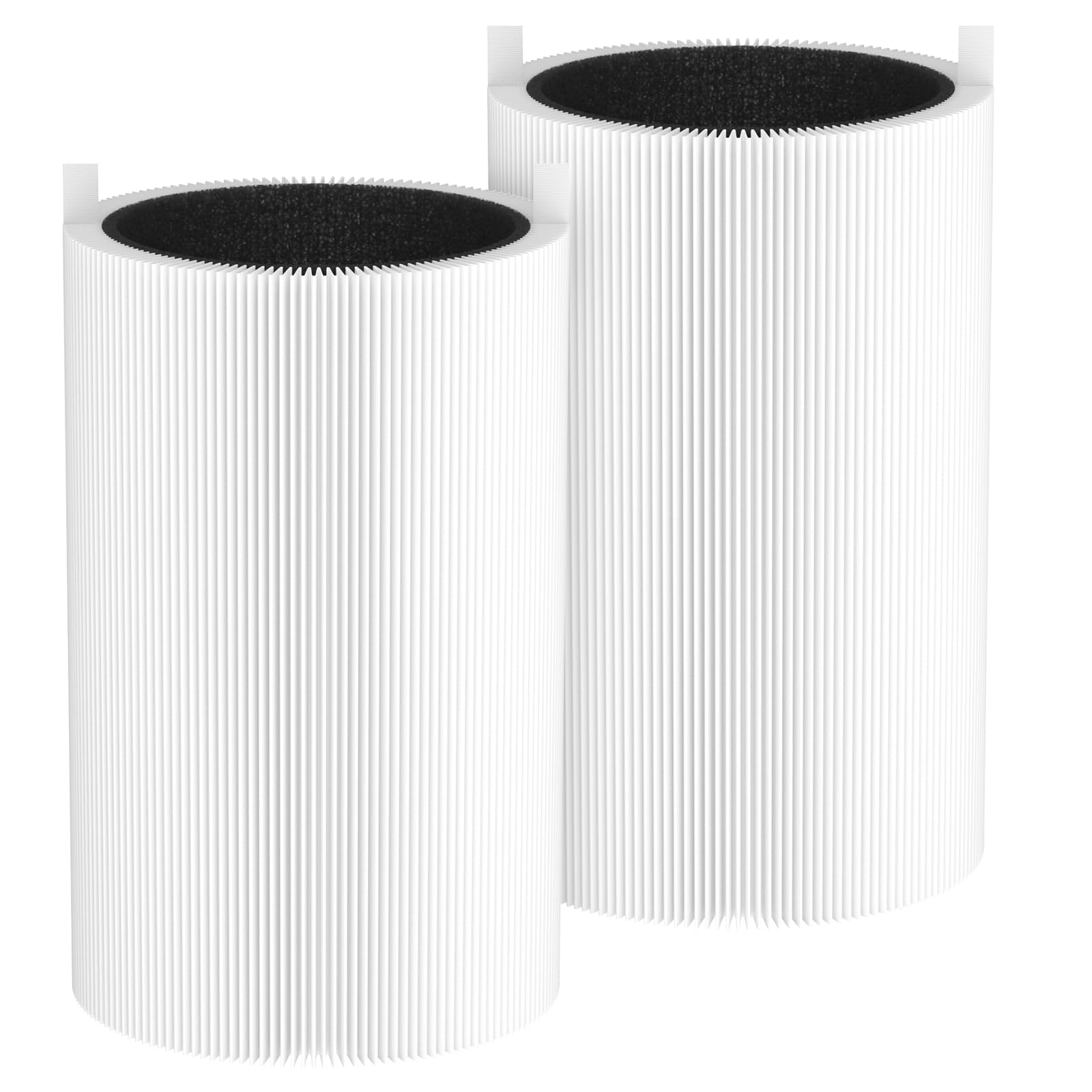 411/3210 Replacement Filter Compatible with Blueair Blue Pure 411/3210 & Joy S Air Purifier, 2-in-1 HEPA with High Efficiency, Particle and Activated Carbon, 2 Pack
