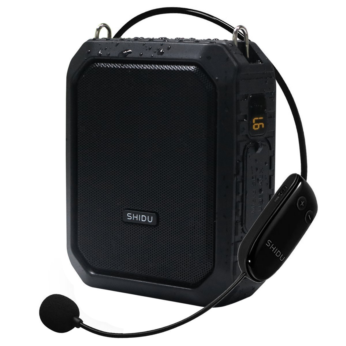 Wireless Voice Amplifier mit Headset Mikrofon 18W Voice Lautsprecher Portable Bluetooth