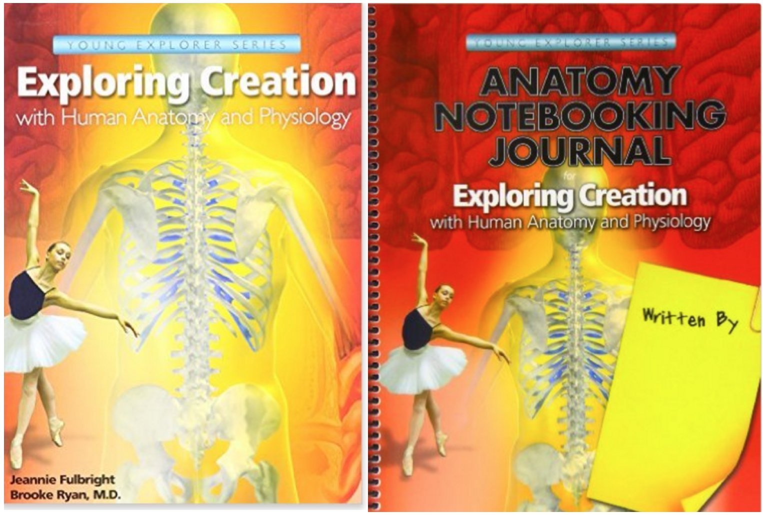 Exploring Creation With Human Anatomy And Physiology Textbook Notebooking Journal Set Of 2 Books Apologia Science Amazon Com Books