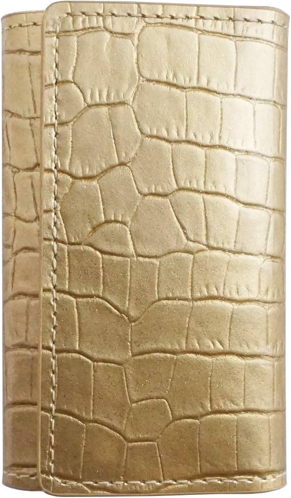 Amazon Co Jp キーケース エナメルクロコ クロコダイル模様 型押し レザー 本革 オーダーメイド ハンドメイド 4連 キーホルダー ケース 全5色 服 ファッション小物