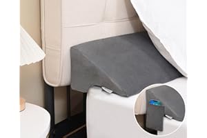 Vekkia Wedge Pillow Headboard/Bed Wedge Pillow for Headboard/Bed Gap Filler/Headboard Pillow,Close Gap (0-5") Between Mattress and Headboard,Bed Without Headboard,Stop Losing Pillows(Queen)