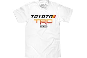 Tee Luv Men's Toyota TRD Est 1976 Shirt - Toyota Racing Development Logo T-Shirt