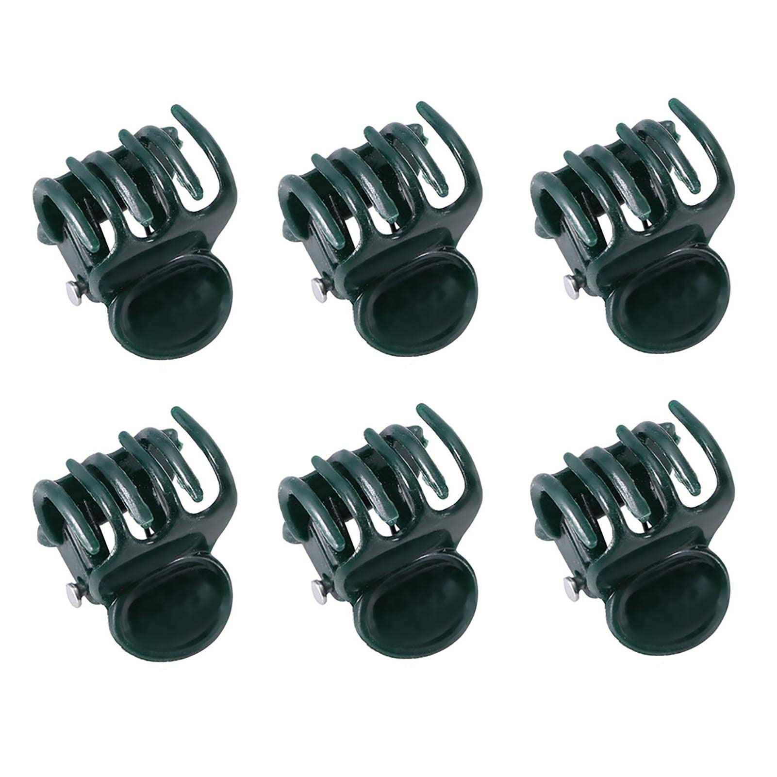 CHEOTIME 100Pcs Orchid Clips, Plant Clips, Plastic Mini Stalks Orchid Support Clips Stem Clips Grow Upright Orchid for Flower Garden Tools