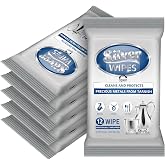 Dimsile 6 Pack/ 72 Pcs Silver Cleaner Wipes Silver Polish Jewelry Cleaner | Cleaning Jewelry Wipes for Silverware Stainless Steel Brass Metal Tarnish Remover