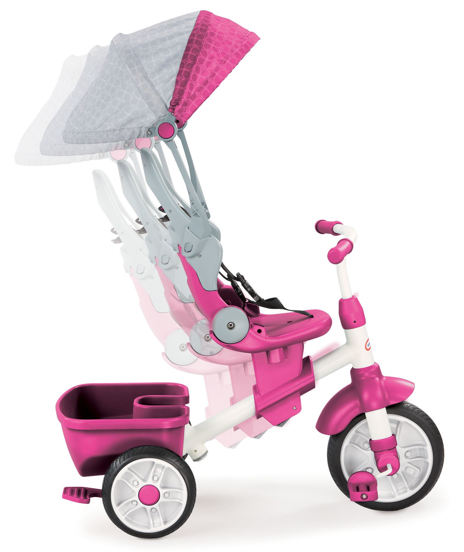 Little Tikes Perfect Fit 4-in-1 Trike, Pink, 9 months - 5 years