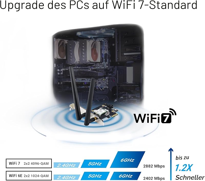 BE6500 Triband WiFi 7 PCI-E Adapter