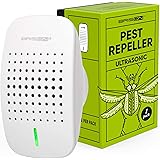 BRISON Ultrasonic Pest Repeller - Easy & Humane Way to Reject Rodents Ants Cockroaches Beds Bugs Mosquitos Fly Spiders Rats 1