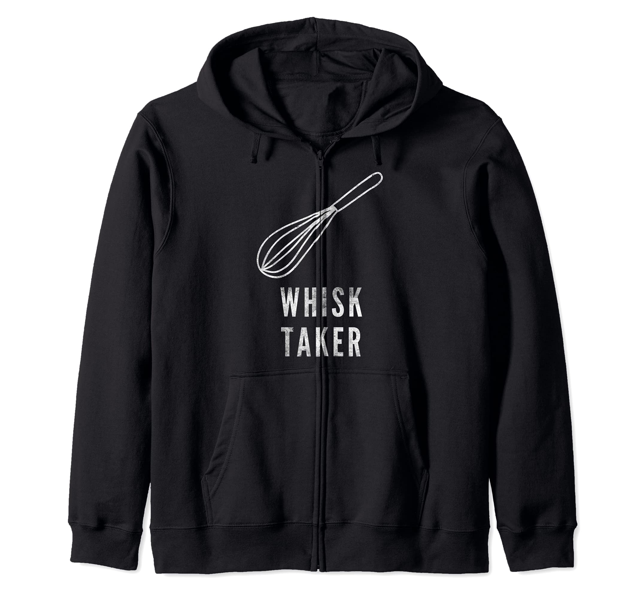 Funny Baking Tool Whisk Design Whisk Taker Baker Chef Pun Zip Hoodie