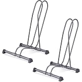 Delta Single Bike Stand Floor Cycle (2-Pack) - Tool-Free Adjustable Bike Racks for Mountain, Fat Tire, Road Bikes, Freestanding Bicycle Rack for Garage Parking