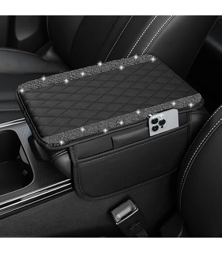 Coussin D'accoudoir Voiture En Cuir PU - 29x19 Cm, Protection Et Confort Pour Console Centrale