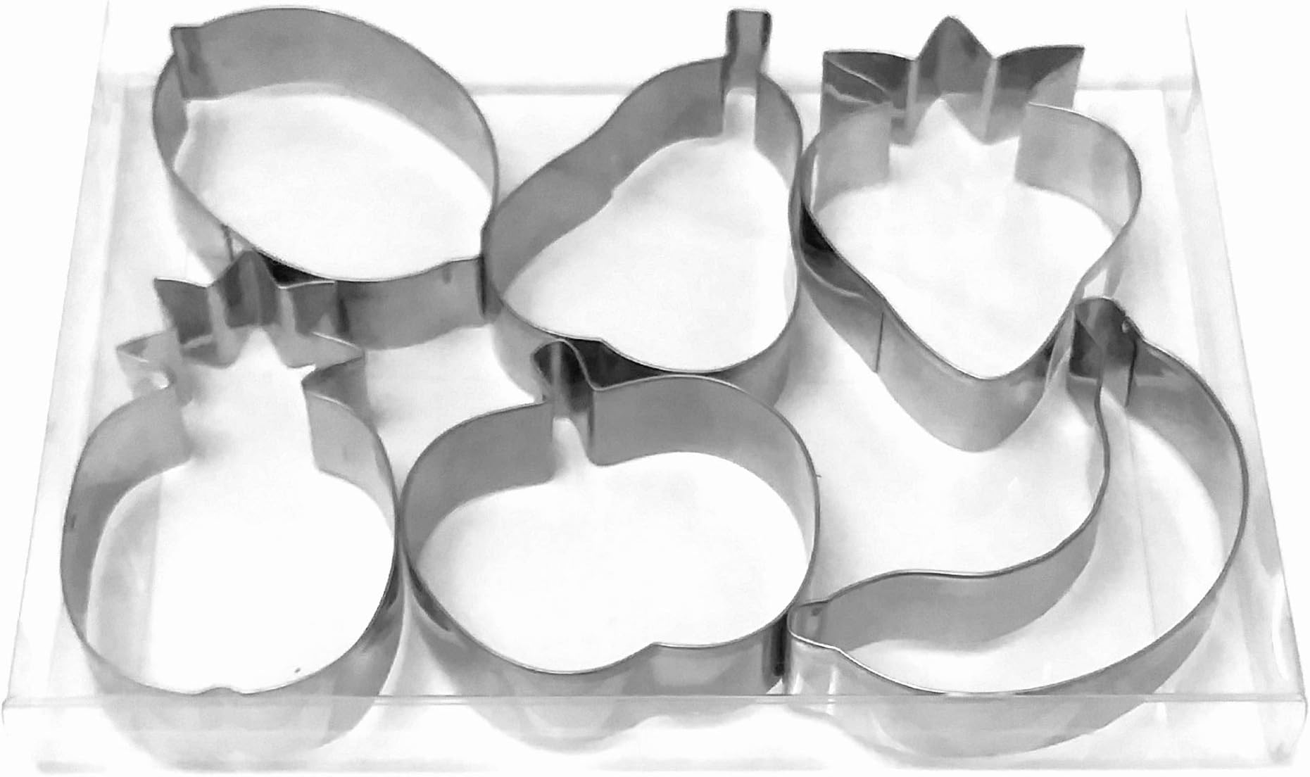Fruit strawberry apple pear pineapple banana lemon cookie cutter fondant biscuit baking mold by LAWMAN