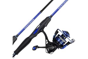KastKing Centron Fishing Rod and Reel Combo, Spinning & Baitcasting Combos, IM6 Graphite 2Pc Blanks, Stainless Steel Guides with Ceramic Rings, Contoured EVA Handles & Fighting Butt