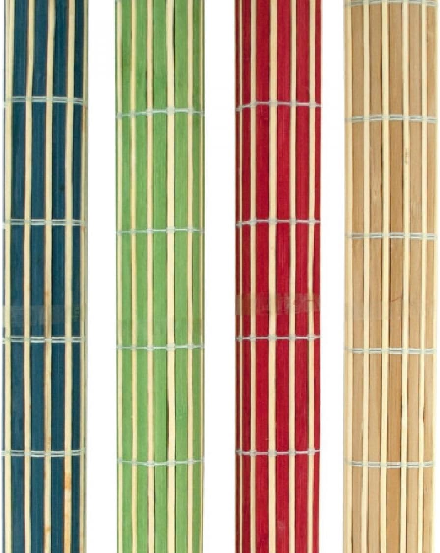 bulk buys RollUp Bamboo Placemats Set Set of 20