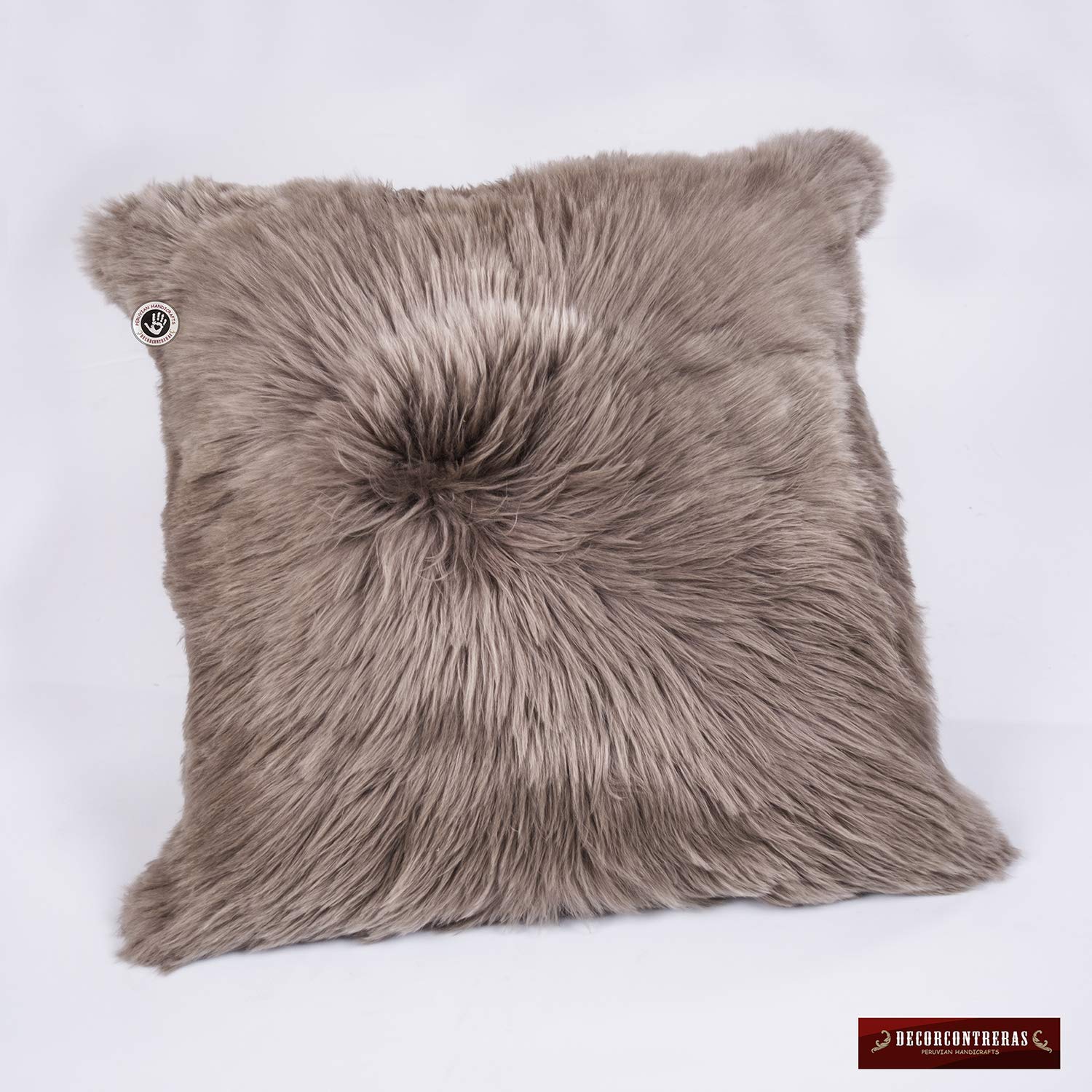 Amazon Com Peruvian Suri Alpaca Fur Pillow Cover 18x18 Suri