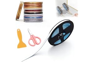 Flexible Caulk Moulding Trim Strips,Self-Adhesive Anti-Mold Gap Beautifying Tape (6M/19.7ft),Self-Adhesive Gap Beautifying Ta