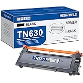 TN-630 TN630 Toner Replacement for Brother TN630 Toner Cartridge Black to use with HL-L2300D HL-L2380DW HL-L2320D DCP-L2540DW HL-L2340DW HL-L2360DW MFC-L2720DW Printer, 1-Pack