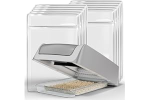 LEAPBOB Disposable Litter Tray Compatible with Pet-Safe Scoop-Free Self-Cleaning Cat Litter Boxes - Easy to Clean Durable Litter Box Tray(10 Pieces)