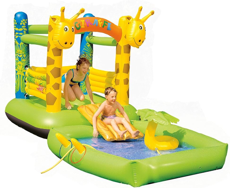 Friedola Hüpfburg Giraffe mit Rutsche (18246)