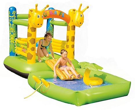 Happy People Wehncke, Hüpfburg Giraffe, mehrfarbig