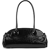 Luxury Shoulder Bag Glazed Leather Handbags for Women Top Handle Hobo Purse Designer Shoulder Handbag