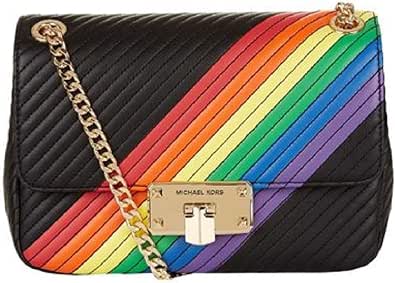Michael Kors Rainbow Peyton - Bolso de mano (tamaño mediano, correa de  piel, acolchada) : Ropa, Zapatos y Joyería - Amazon.com