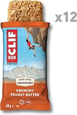 CLIF Bar Crunchy Peanut Butter Energy Bar 12 x 68g Plant-Based Protein view 3