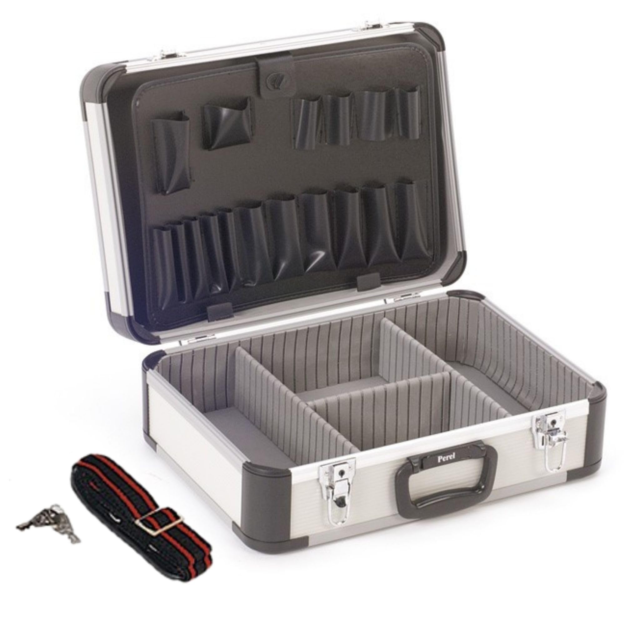 Perel 1819-3 Aluminium Tool Case