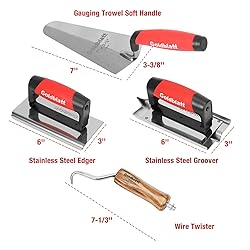 Goldblatt 8 Pieces Masonry Hand Tool Set Includes