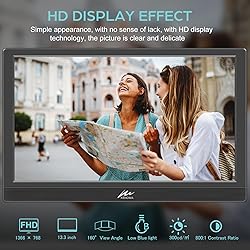 Kenowa Portable Monitor 13.3 Inch HD 1366x768P LED