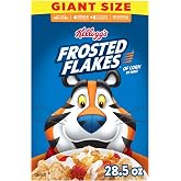 Kellogg's Frosted Flakes Original Giant Size Breakfast Cereal 28.5 oz | Fat Free, Family Breakfast