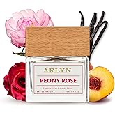 ARLYN Peony Rose Eau de Parfum, Peach-Rose-Vanilla, Long-Lasting Perfume for Women, Vegan, Cruelty Free, Made In USA - 50 ml | 1.7 FL Oz