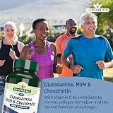 Natures Aid Glucosamine MSM & Chondroitin with Vitamin C 90 Tablets view 2