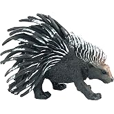 FUNSHOWCASE African Jungle Animals Porcupine Toy Figure | Realistic Plastic Figurine, Height 2.4-inch