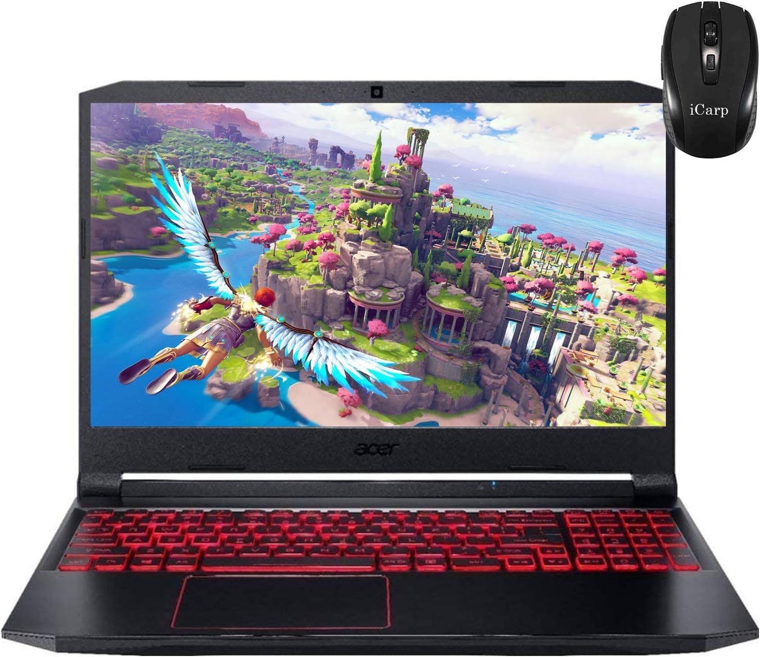 2020 Flagship Acer Nitro 5 15 Gaming Laptop 15.6" Full HD IPS Display AMD Hexa-Core Ryzen 5 4600H (Beats i7-9750H) 8GB DDR4 512GB SSD 4GB GTX 1650 Backlit WiFi HDMI Win 10 + iCarp Wireless Mouse