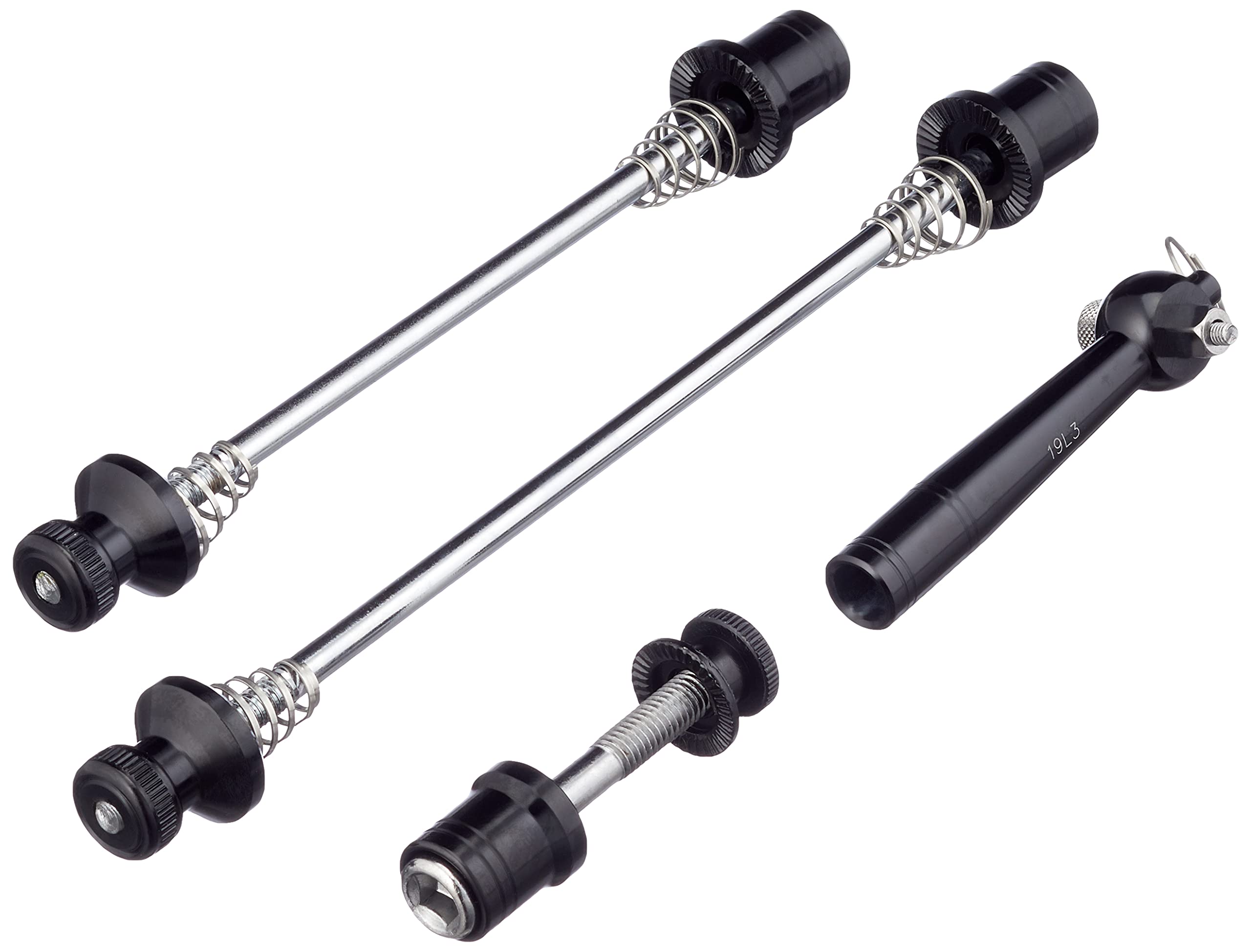 TRANZX Unbekannt Quick Release Set 3 Pieces with 5-Point Lock Theft Silver