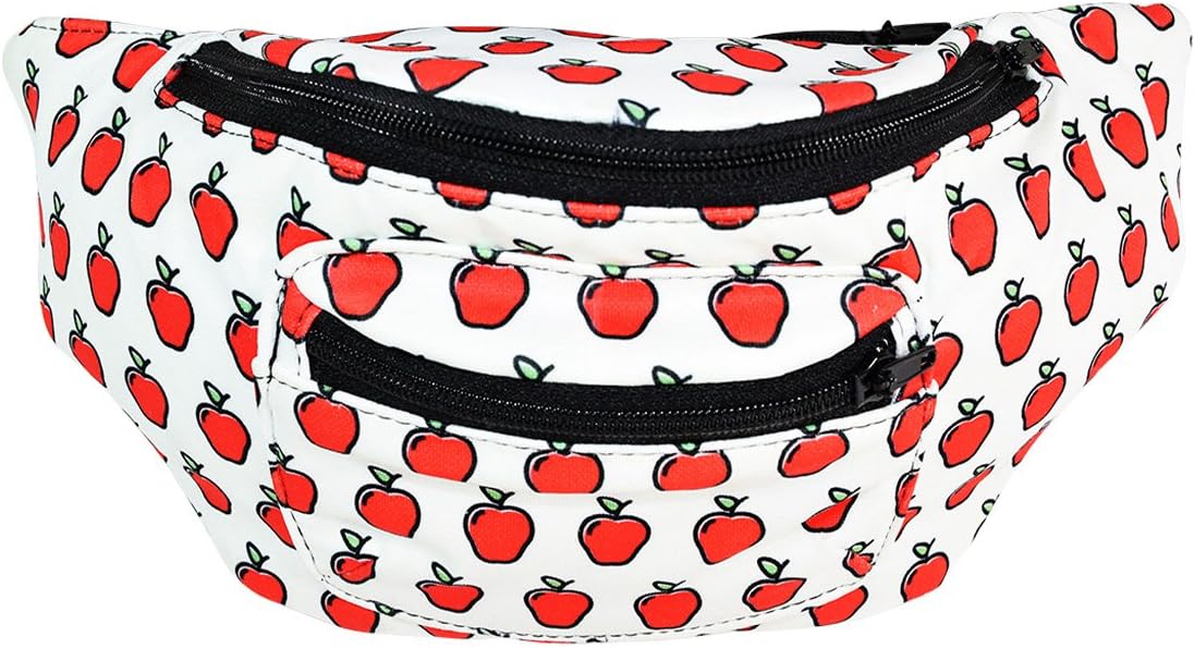 Fruity Fanny Pack, Stylish Party Boho Chic Handmade with Hidden Pocket