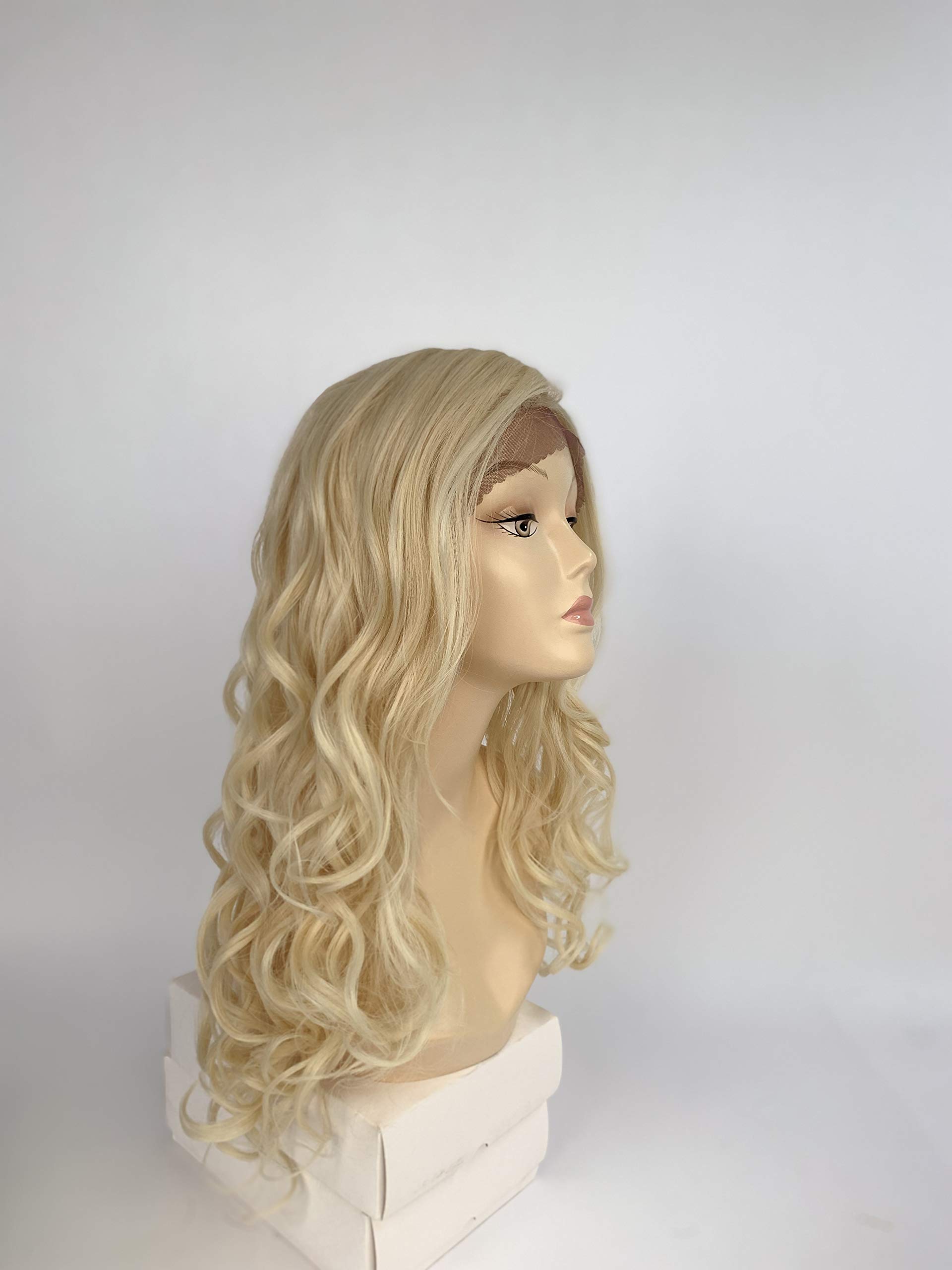 SLEEK Synthetic Lace Front Wig 22’’ Side-Part Curly Wave Synthetic Lace Wig with Baby Hair SPOTLIGHT 101 ADRIANA LACE WIG for Women Heat Resistant Fiber 245g-613