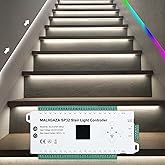 Automatic Stair Light Controller 32 Channel PIR Sensor | Smart Motion Activated Lighting Custom Stair Effects Dynamic Staircase Running Flow for Home Lofts &amp; Modern Interiors