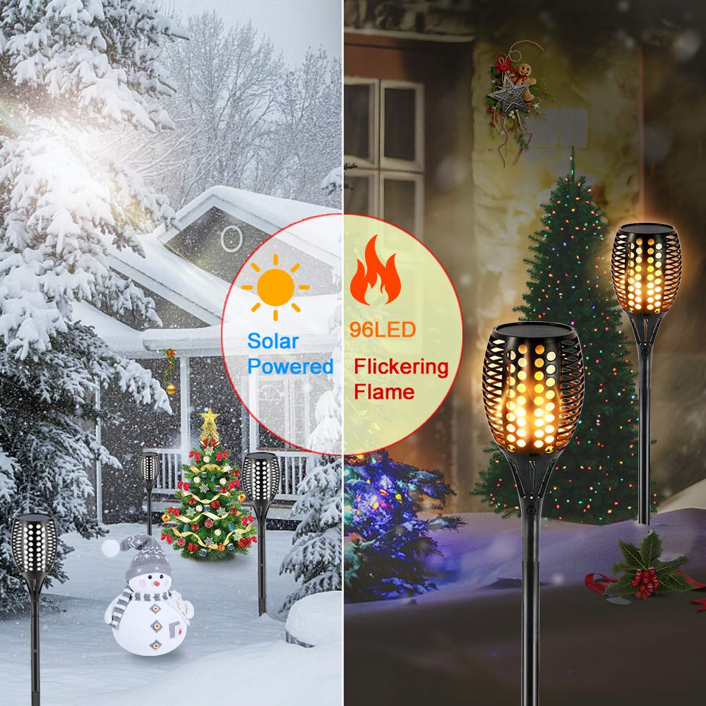 patio luces solares antorcha 6