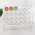 UDTIP New Acrylic Transparent Elegant Empty Magnetic Eyeshadow Makeup Palette -26mm x24 holes