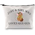 BDPWSS Gus Gus Gifts Inspired Makeup Bag Gus Gifts Just a Girl Who Loves Gus Gus Travel Toiletry Bag (Who loves ggus bag)