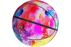 Silent Basketball for Kids Bouncy Washable Quiet Basketball Non-Slip Airless Ball with Zipper for Throwing Kicking No. 5, Ora