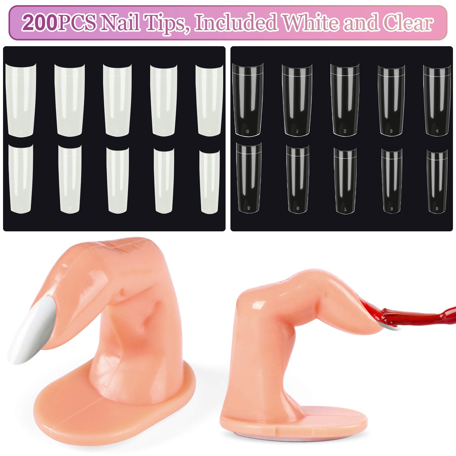 Cooserry 79 in 1 Acrylic Nail Kit Set - 24 Acrylic Nail Glitter Powder with Rhinestones For Nail Art Decoration - Gel Nail Remover Kit for Nail Beginners Supplies : Beauty