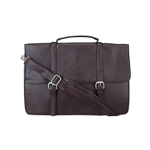 Bagsy Malone Mens Messenger Bag with No (Brown)